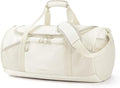 BAGSMART Gym Bag for Men & Women, Lightweight Duffel with Shoe Compartment, Weekender Bags with Wet Pocket, Workout Overnight Carry on for Travel, Beige