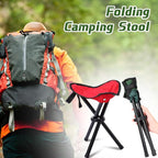 Beeveer 3 Pack Folding Camping Stool Portable Small Collapsible Chair Tripod Stool Hiking Chair for Fishing, Beach, Picnic, Outdoor, Gardening and Travel