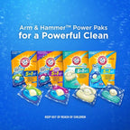 Arm & Hammer Plus OxiClean With Odor Blasters Laundry Detergent 5-IN-1 Power Paks, 42CT (Packaging may vary) (Pack of 2)