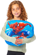 Spider-Man Spiderman Travel Blanket and Pillow Set - Bundle Wearable Blanket with Arms, Cloud Pillow, Stickers, More | Spiderman Travel Accessories for Kids, Boys