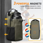 Magnetic Gym Bag for Women and Men, Magnetic Water Bottle Holder with Strap and Phone Pocket