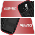 Magnetic portable charger case Compatible with Anker 621/622/633/321/324 MagneticBattery,Fit for Anker PowerCore 5000/10000mAh Power Bank/ Apple MagSafe Charger Battery Pack,Black(Case Only)