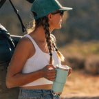 YETI Rambler 25 oz Tumbler with Handle and Straw Lid, Travel Mug Water Tumbler, Vacuum Insulated Cup with Handle, Stainless Steel, Beekeeper