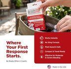 BleedStop™ First Aid Powder for Blood Clotting, Trauma Kit, Blood Thinner Patients, Camping Safety, and Survival Equipment for Moderate to Severe Bleeding Wounds or Nosebleeds 5 Pack 15g