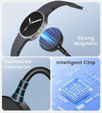 USB C Charging Cable Compatible with Samsung Galaxy Watch 8/8 Classic 7/6/6 Classic/5 Pro/5/4/3/FE/Ultra 2025/2024/Active 1/2 Type C Magnetic Charger for Samsung Galaxy Watch