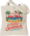 Aesthetic Canvas Tote Bag, Cute Reusable Bags for Women with Inner Pocket