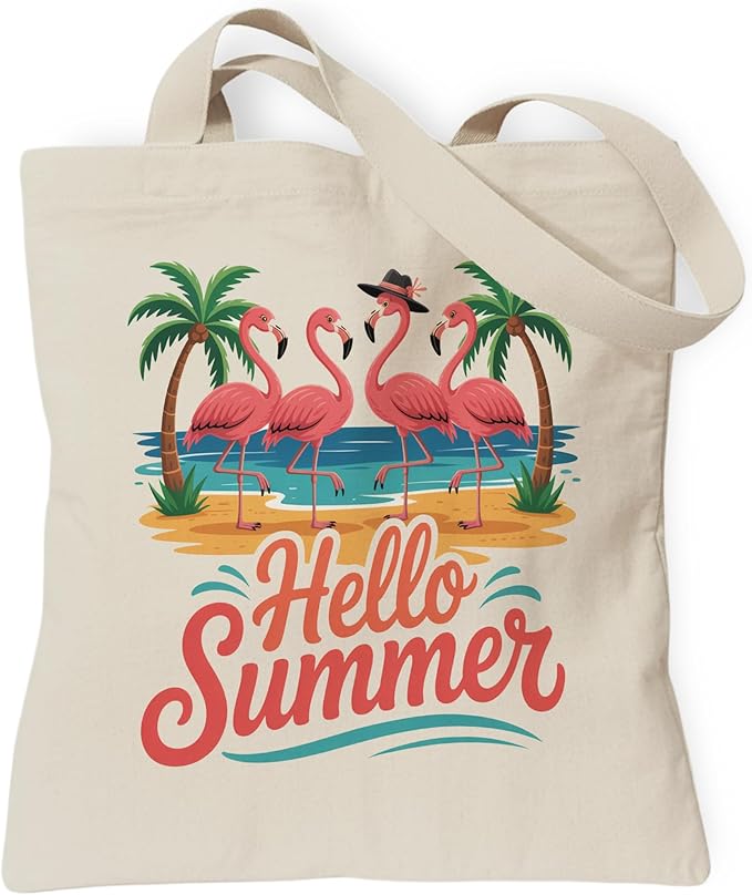 Aesthetic Canvas Tote Bag, Cute Reusable Bags for Women with Inner Pocket