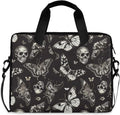 MNSRUU Laptop Bag for 15.6 inch Black Gothic Bats