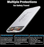 0.29" Ultra Slim 5000mAh for Magsafe Power Bank Mini 22.5W USB C Fast Charging Magnetic Battery Pack, Wireless Portable Charger Powerbank for iPhone 17 16 15 14 13 12 Plus/ Pro/ Pro Max Android Silver