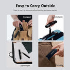 NUTRI FIT Luggage Scale Travel Digital Suitcase Weight Scale Portable Bag Weighing Scale Baggage Weigher, LCD Display 110lb/50kg Electronic Handheld Balance for Packages Airplane Travel Essentials
