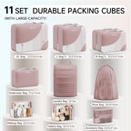 11 Set Packing Cubes for Travel, Gifts for Women Mom,Anti-Tearing Suitcase Organizer,OlarHike Vacation Essentials & Accessories for Cruise Ship