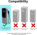 Power Bank Case for Anker Laptop Power Bank 25,000mAh 165W (A1695), Crystal Clear TPU 1.5mm Slim Full-Body Protective Cover, HD Clear Screen Protection(Case Only)