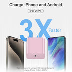 iPhone 17 16 15 Charger Fast Charging 3+3Pack Type C Charger USB C Chargers Block with 10FT Cable for iPhone Air/17/17 Plus/17 Pro/17 Pro Max/16/16 Plus/16 Pro/16 Pro Max/15/15 Pro Max/iPad Pro (Pink)