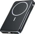Magnetic Portable Charger, 10000mAh Power Bank, 5 in 1 Portable Charger with Built in Cable, 20W Fast Charging for Magsafe Battery Pack Compatible with iPhone 17/16/15/14/13/12 Pro/Pro Max Series