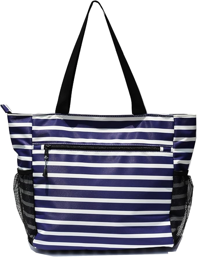 ESVAN Original Floral Tote Bag Large Shoulder Bag with Multi Pockets for Gym Travel Beach Daily Bags