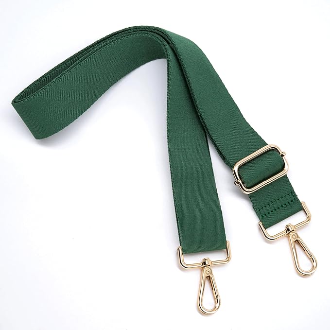 S&loyoe Thickened Solid Color Purse Straps Replacement Crossbody Bag Strap Adjustable Wide Guitar Straps for Handbags 1.5inch
