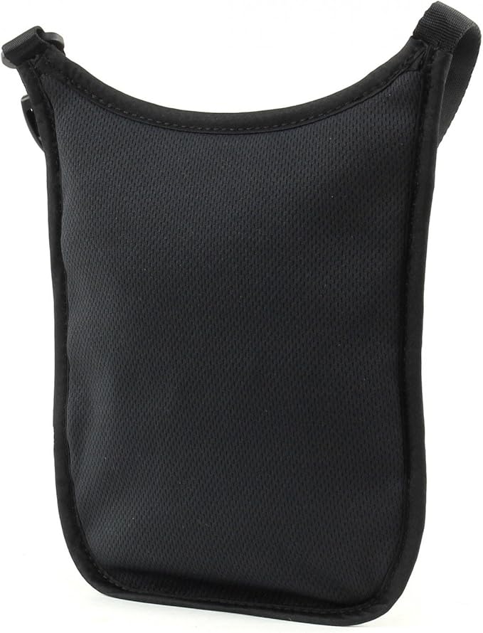 Pacsafe Coversafe V75 Anti-Theft RFID Blocking Passport Holder & Neck Pouch/Wallet - Fits up to Four Passports (or iPhone X) plus Credit Cards, for Women & Men (Black)