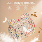 Corduroy Tote Bag for Women,Large Capacity Cute Tote Bags With 6 Pockets,Crossbody Shoulder Handbag for Work Travel Gym