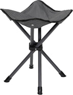 Stansport Apex Fold-Up Stool (G-140) - Black/Grey, Portable and Lightweight Stool for Camping, Fishing, Hiking, Backpacking and More - 300 lbs weight capacity