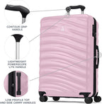 Travelpro Maxlite Air V2 Hardside Expandable Checked Luggage, 8 Spinner Wheels, Lightweight Hard Shell Suitcase, TSA lock, Pink, Checked Medium 25-Inch