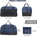 REDCAMP Foldable Travel Bag, Large Sports Bag, 75L/96L/100L, Lightweight Waterproof Tote Bag
