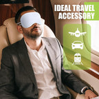 Tarpop 200 Pcs Eye Mask Sleeping Blindfold Eye Cover with Adjustable Strap for Games Party Team Building Travel Individually Wrapped Sleep Mask for Women Men (White)