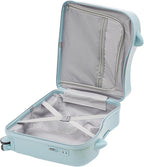 18" Kids Ride-On Suitcase,Children's Carry On Luggage Case,Rolling Luggage With Lock,Travel Trolley Case for Short Trips,School Trips,Outings (Sky blue)