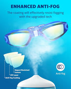 Aegend Swim Goggles, Swimming Goggles No Leaking Full Protection Adult Men Women Youth