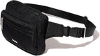 Baggallini Securtex Anti-theft Belt Bag 8.8"x5.5" Crossbody Fanny Pack for Women RFID Wallet Locking Zipper Travel Purse