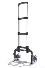 Tory Carrier Portable Hand Luggage Cart Trolley Lightweight Folding Luggage Trolley Load Capacity 150LBS Ideal for Home, Office, Travel Use (Black)