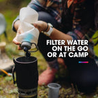 HydraPak 42mm Filter Cap - Water Filtration Accessory - Fast Flow - Perfect for Hiking, Endurance Sports, Camping, Travel, and Emergency Preparedness