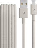 Beats USB-A to USB-C Woven Cable Fast Charging Durable and Tangle-Free Design Compatible Charger for Apple & Android Devices (1.5 m, 5 ft) - Surge Stone