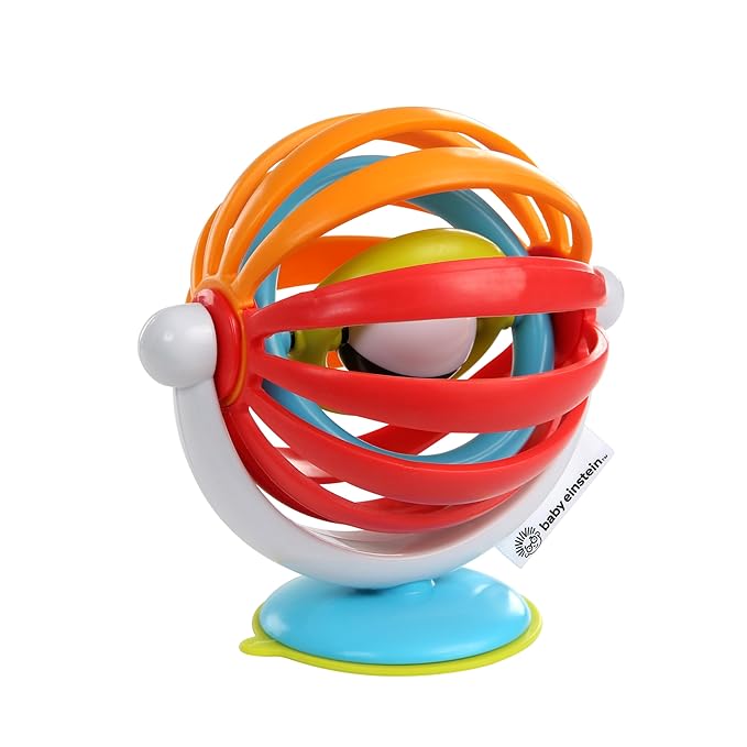 Baby Einstein Sticky Spinner BPA-Free High Chair Activity Toy, Ages 3 Months+
