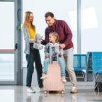 Apelila Ride On Suitcase with Built-In Seat 20 Inch Carry-On Luggage for Kids & Adults, TSA-Approved Underseat Spinner with 360° Wheels, Lightweight Suitcase for Airplane Travel