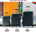 SwissGear 7366 Signature Hardside Expandable Luggage with Spinner Wheels, TSA Lock, Cup-Holder, Grey, 2-Piece Set (19/27)