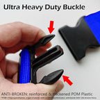 Ultra Long Heavy Duty Luggage Straps for Suitcases/Uprights/Duffels/Bags, 79" Adjustable Travel Packing Belts for Cargo Safety, Sturdy Baggage Strap Belts Multi-Pack
