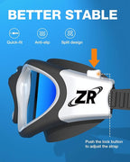 ZIONOR Swim Goggles, Upgraded G1 Polarized Swimming Goggles Anti-Fog for Adult Men Women