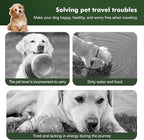 Collapsible Dog Bowls, Travel Food and Water Double Bowl for Cats & Dogs, 2-in-1 Portable BPA-Free Feeding Solution, Perfect for Traveling, Camping & Walking (S/ 60oz)