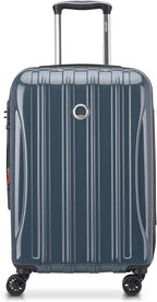 DELSEY PARIS Helium Aero Hardside Expandable Luggage with Spinner Wheels, Orion Blue, Carry-On Plus 21 Inch