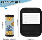Pineapple Luggage Handle Wrap for Suitcase Luggage Tags Handle Covers Identifiers Soft Decorations Travel Accessories 2 Pack