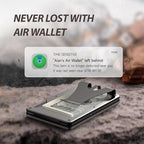 Air Wallet,Minimalist Wallet With Built In Airtag Chip, Rfid Blocking Credit Card Holder,Slim Wallet For Men,Compatible With Apple Find My Ios Only,Detachable Money Clip (Minimalist, Gray)