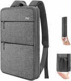 ZINZ Slim & Expandable Laptop Backpack 15 15.6 16 Inch Case, Water Resistant Travel Backpack Compatible with MacBook Pro/Neo 16" 15", Dell XPS 15 16 and Most 15" 15.6" 16" Notebooks，D01G01