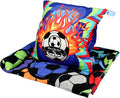3 in 1 Travel Pillow Blanket Set with Removable Flannel Blanket Throw,Hand Warmer Pockets,Pillow (Color4, 60in*79in)