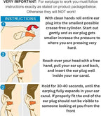 The Ear Buddy Premium Soft Foam Ear Plugs for Sleeping Noise Cancelling, Hearing Protection Earplugs for Shooting Range, Concerts, Work & Travel, Noise Reduction Rating 32 Decibels, 50 Pairs