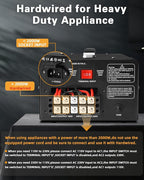 LVYUAN 5000 Watt Voltage Converter Transformer Heavy Duty Step Up Step Down AC 110V/120V/220V/240V Converter with Hard-Wiring