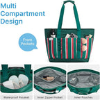 G4Free Beach Bag,Waterproof Beach Tote Pool Bags for Women,Compatible with Cup,Foldable for Weekender Travel