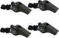 2 Pack Emergency Survival Whistle, 3-in-1 Emergency Whistles with Compass and Thermometer, Loud Safety Whistle with Lanyard for Outdoor Hiking