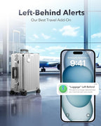 Air Tracker Tags-4 Pack for Apple Find My (iOS Only), Official MFi Certified, Mini Bluetooth Key Finder Locator with Sound, Smart Luggage Tracker for iPhone, Suitcases, Backpack, Wallet, Bike