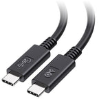 Cable Matters [USB-IF Certified] 20 Gbps USB C Cable / USB4 Cable - 6ft, Supports Up to [4K@120Hz Video, 100W Charging, 20Gbps Data Transfer], Black