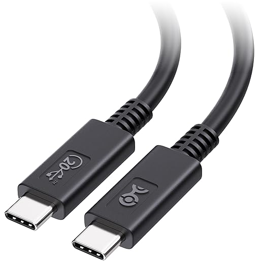 Cable Matters [USB-IF Certified] 20 Gbps USB C Cable / USB4 Cable - 6ft, Supports Up to [4K@120Hz Video, 100W Charging, 20Gbps Data Transfer], Black